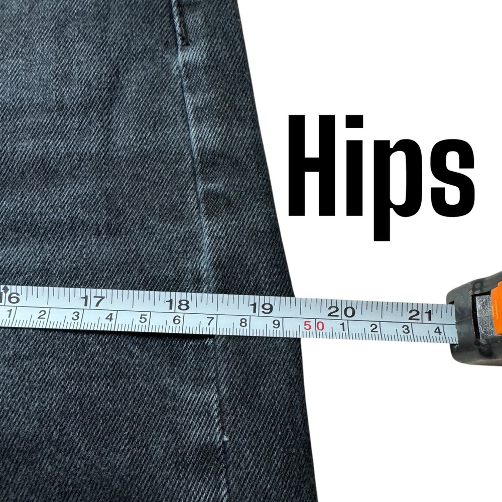 ROLLA’S Genie Super High Rise 80’s Ballon Leg Jeans Womens size 26 Shadow Black - Picture 13 of 16